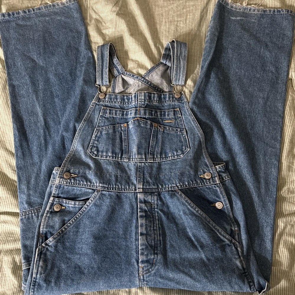 Vintage Old Navy Blue Denim Overalls